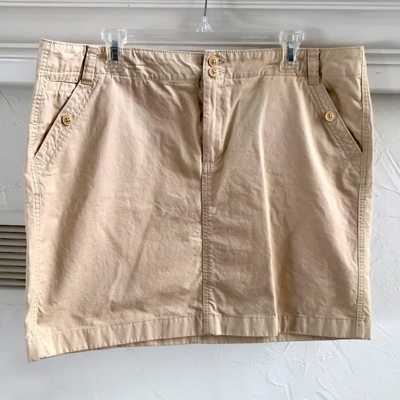 Tommy Hilfiger tan skirt above knee - Picture 1 of 6